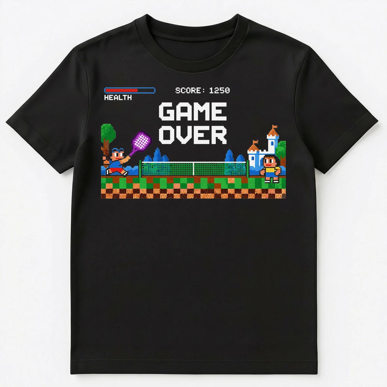 Pickleball Retro Gaming Style Unisex T-Shirt S