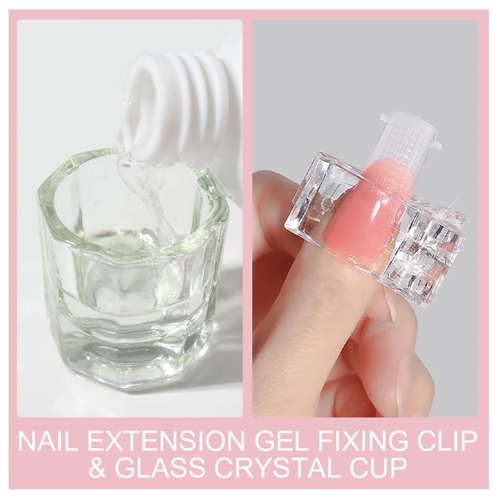 limegirl Extension Nail Gel Polish Set Crystal Building For Nails Poly Acrylic Gel Polish Kit UV Varnish Nail Art Manicure Set