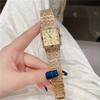 Cacaxi Vintage Square Watch Ladies Fashion Green Diamond Watch
