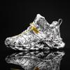 Men's Trendy Mid-Cut Breathable Casual Sports Shoes, Versatile Large Size Student Sneakers