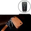 Real Leather Case for Modified Folding Keys: Compatible with Xiongbing Kia, Honda, Toyota, Iron General Remotes