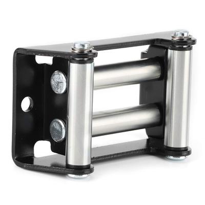 Winch Roller Fairlead,110mm/4.3" Universal Mount Cable Guide Heavy Duty Winch Rope Guide for SUV Truck Vehicle Heavy Duty Construction