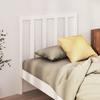 VidaXL Headboard White 95x4x100 Cm Solid Pine Wood822238