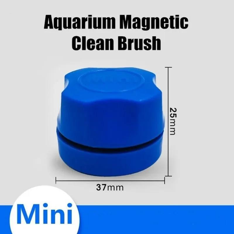 Aquarium Doppelseitige Reinigungsbürste Aquarium Magnetischer Glasreiniger Bürsten Entfernen Moosbürsten