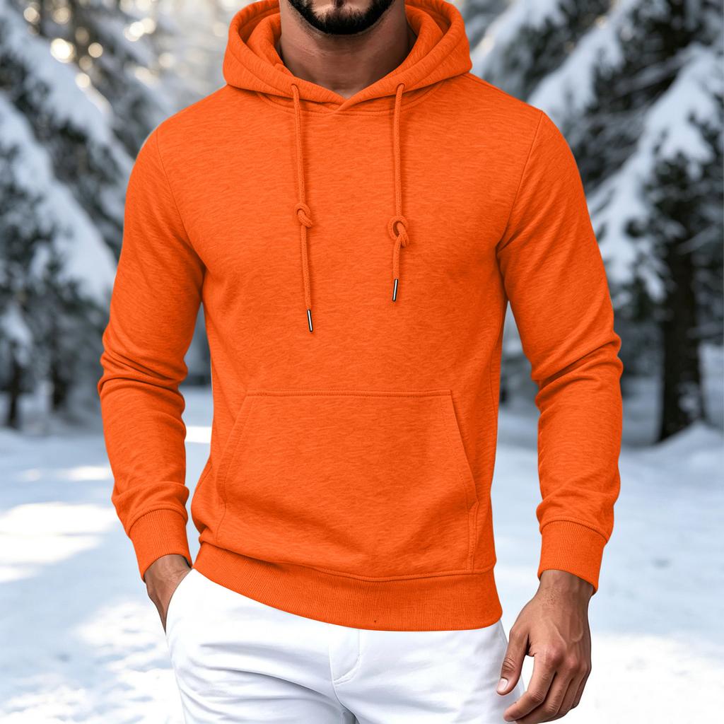 Men's Color Lined Hoodie for Casual Everyday Wear