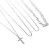Stacked Vintage Cross Choker Thin Chain Multi Layer Prayer Necklace  Jewelry Accessories