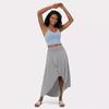 Chic Summer Women's Irregular Drape A-line Long Skirt - European & American Fashion
