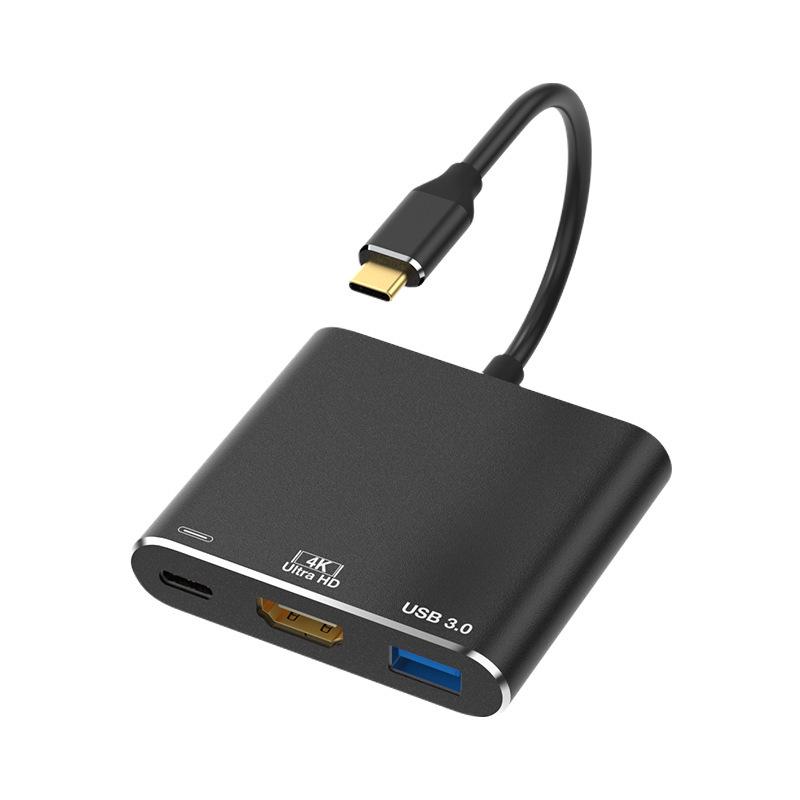 

Відеоконвертер Type-C на 4K HDMI з підтримкою зарядки PD 100 Вт та USB 3.0 Хаб Док-станція