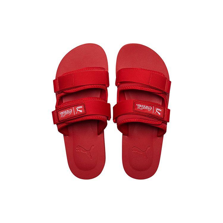 Coca-Cola X Puma Wilo Sandal Racing Red Unisex Sneakers White 387042-01