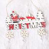 Wooden Christmas Pendant Door Hanging Decoration Used for Decorating Family Walls Christmas Trees Merry Christmas Gifts