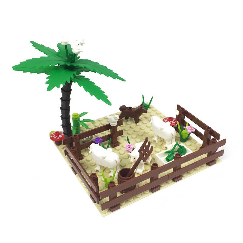 MOC Farm Animal DIY Building Blocks Set