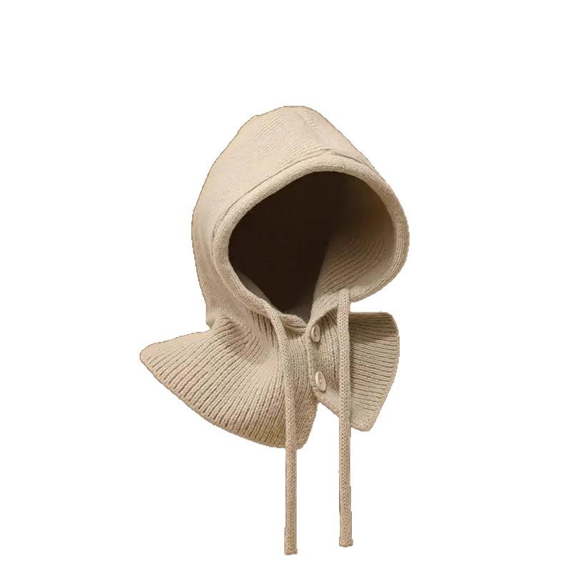 Women's 2025 Knit Hat & Scarf Set - Windproof, Warm, for Autumn/Winter