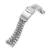 22mm Metal Watch Band Jubilee Bracelet for Seiko 5 Sports SBSA001 and Others