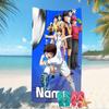 Customizable personalized beach towels Captain Tsubasa Dream Team themed designs.Suitable for the beach, yoga, sports;ideal as beach accessories