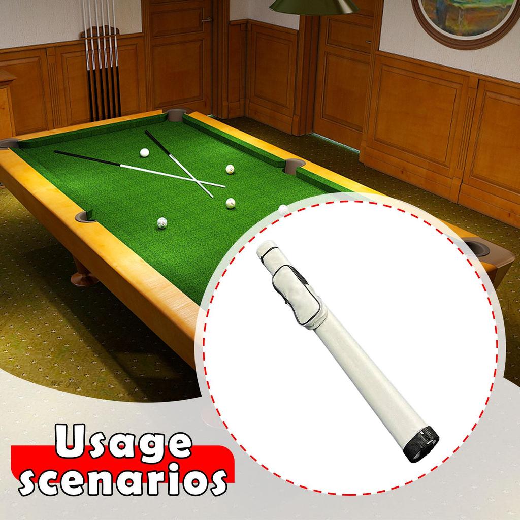 Pool Stick Case Portable Organizer Men Women Pu Leather Protection Box Pool Cue Stick Box Billiard Stick Bag Billiard Cue Case