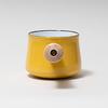 Pearl Metal Milk Pan, 3.9 inches (10 cm), Enamel, Enamel, Yellow, Petitto HB-5066