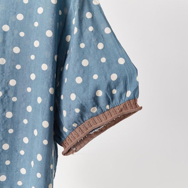 Aiyilian Summer Polka Dot Casual Dress