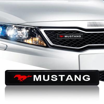 1Pcs Car Decorative Light LED Front Hood Grille Emblem Badge Decor For Mustang 2005 2006 2007 2008 2009 2016 2017 GT Guitar Eleanor Pickguard