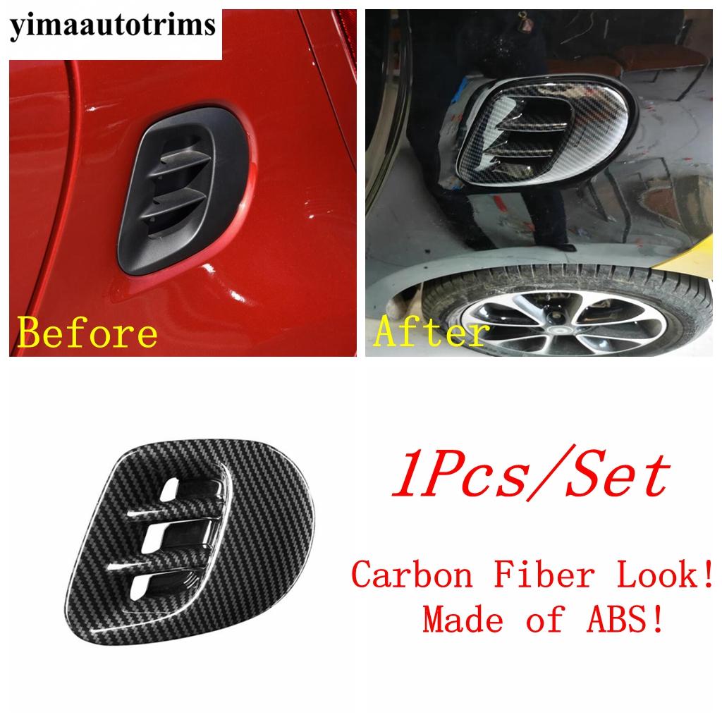 Front Rear Fog Lamp / Window Wiper / Side Air Vent Outlet Leaf Broad Cover Trim ABS Accessories For Smart 453 Fortwo 2015 -