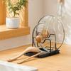Rustproof Pan Pot Lid Holder Iron Shovel Spoon Rest Multifunctional Cutting Board Stand  Countertop