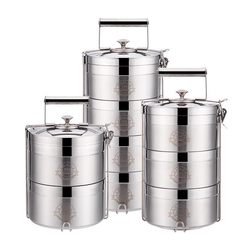 Danshiyizhuan 304 Stainless Steel Insulated Layered Lunch Box