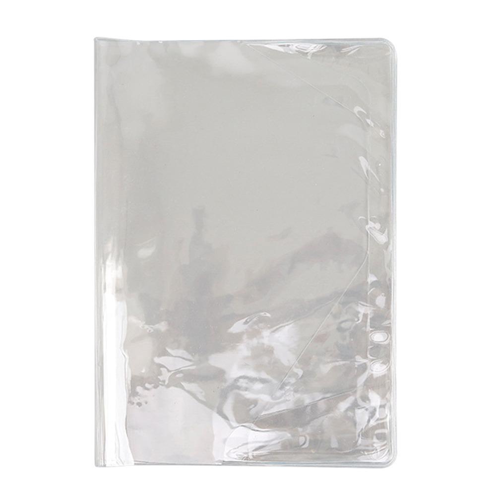 Durable A5/A6 Notebook Protective Sleeve Transparent PVC Scrapbooking Cover Waterproof Book Cover Agenda Planner