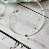Handmade Beaded Choker with Heart Pendant – Beige