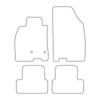 [Blm]Re011 Black - Set Of Velour Floor Mats To Fit Renault Fluence 2009-2016 - Black Trim