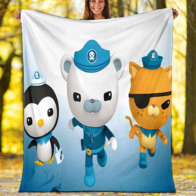 The Octonauts6 Printed Throw Blanket—lightweight,soft,warm;versatile Blanket for All Seasons—perfect As &air-conditioning Throw,nap Blanket
