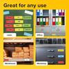 15pcs Color Magnetic Labels, 1.2x3.2" Writable Whiteboard - Waterproof for Fridge, Office, Lockers & Shelves