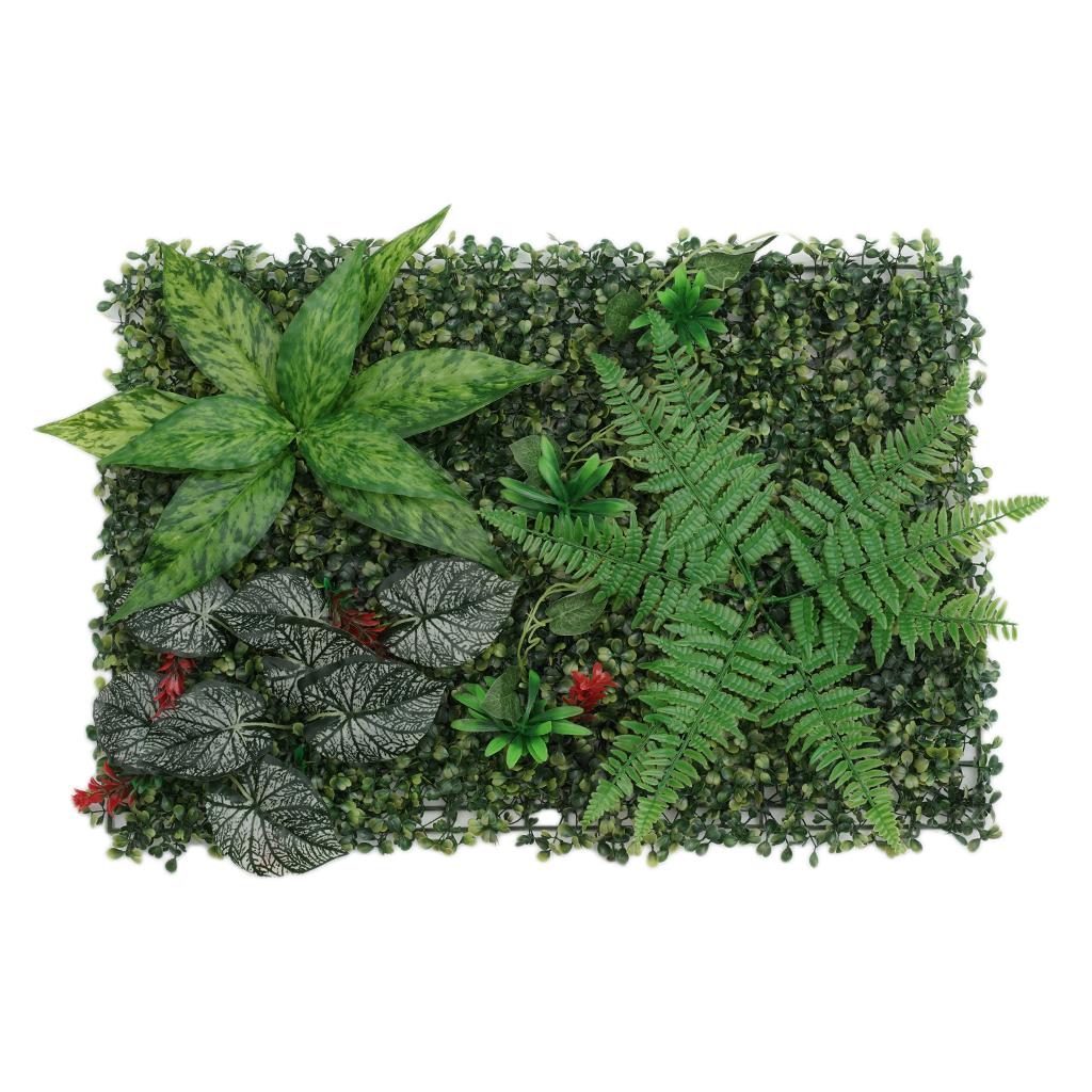 

Artificial Plants Greenery Wall Panels Garden Yard Fence Home Decor Prop 5Styles