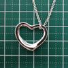 [Used] TIFFANY 925 Open Heart Pendant/Necklace/g507-47