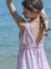Aiemkeulleeo Bliss Fringe Beach Dress Pink