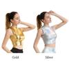 Tops Sexy Bralette Couro Sintético Roupa de Dança Mulheres Fantasias de Show Boate