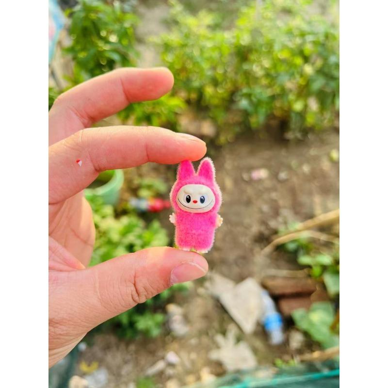 

Большие стоячие фигурки Лабубу, аксессуары для DIY, мини-плюшевые куклы Лабубу, милые зернышки