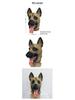 Realistic Police Dog Latex Mask - Halloween Costume Party Prop