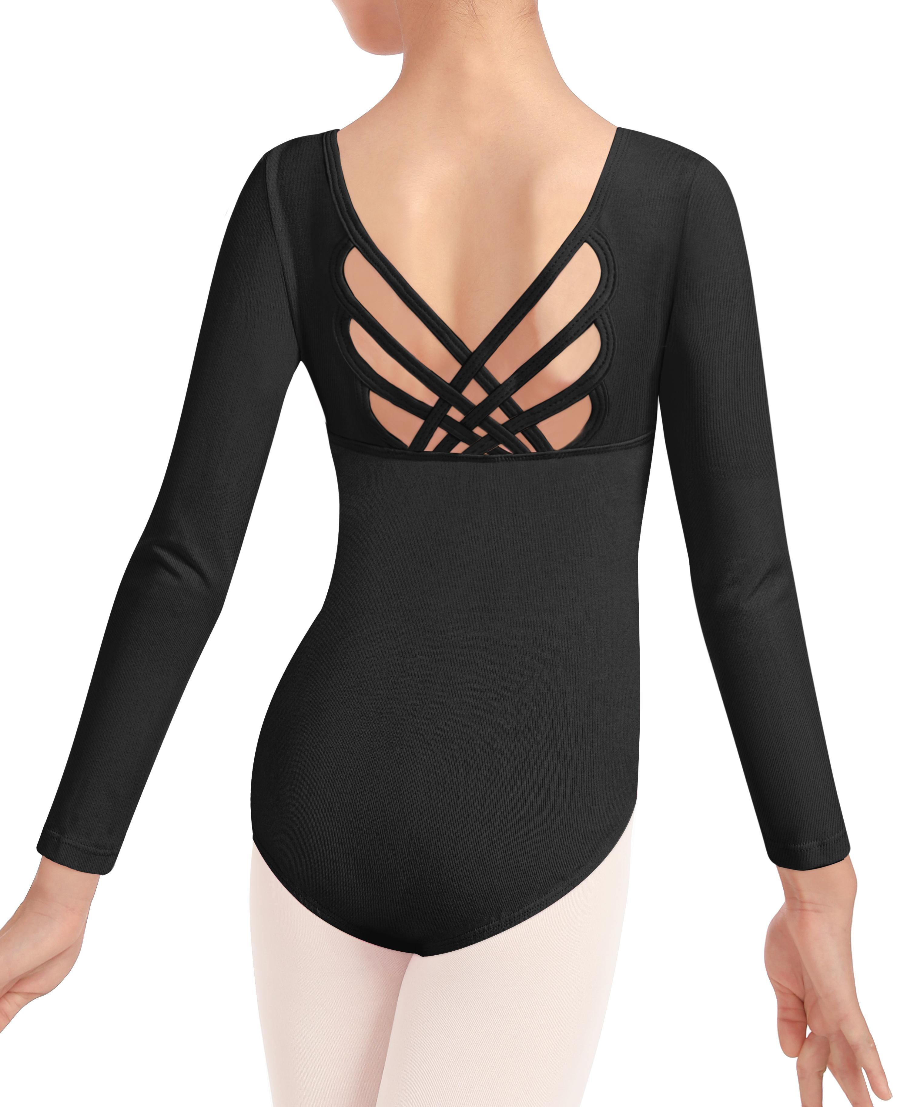 

Балетный купальник для девочек с бабочкой и перекрещивающимися бретелями, без рукавов, без рукавов S 3-4Y