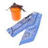 HERMES   Scarf Blue Silk Women