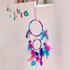 AEE4-Dream Catcher Rings Set, Metal Hoops For Crafts, 6 Inches Macrame Rings Gold, 5 Shapes Metal Hoops 4 Size Pompom Makers