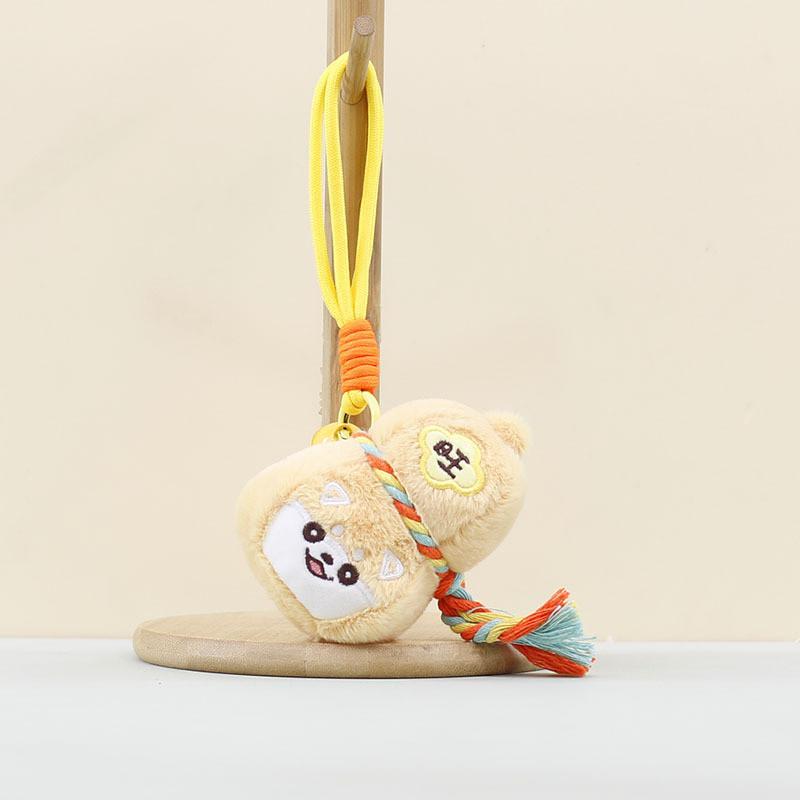 Toys Plush Capibala Dolls Childrens Gourds Hanging Decorations Blessing Ropes