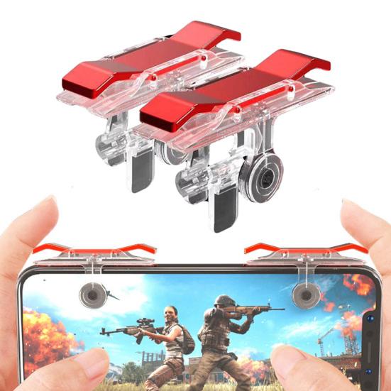E9 1 Pair Mobile Phone L1 R1 Fire Button Aim Gaming Trigger Shooter for PUBG