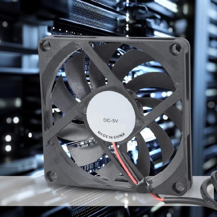 Powerful 13CFM 80mm 80x80x10mm Brushless USB Cooling Fan For PC CPU Cabinet Temperature Control Electronic