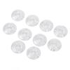 10Pcs Guitar Effect Pedal Footswitch Topper ABS Clear Single Pedal Footswitch Topper 10mm