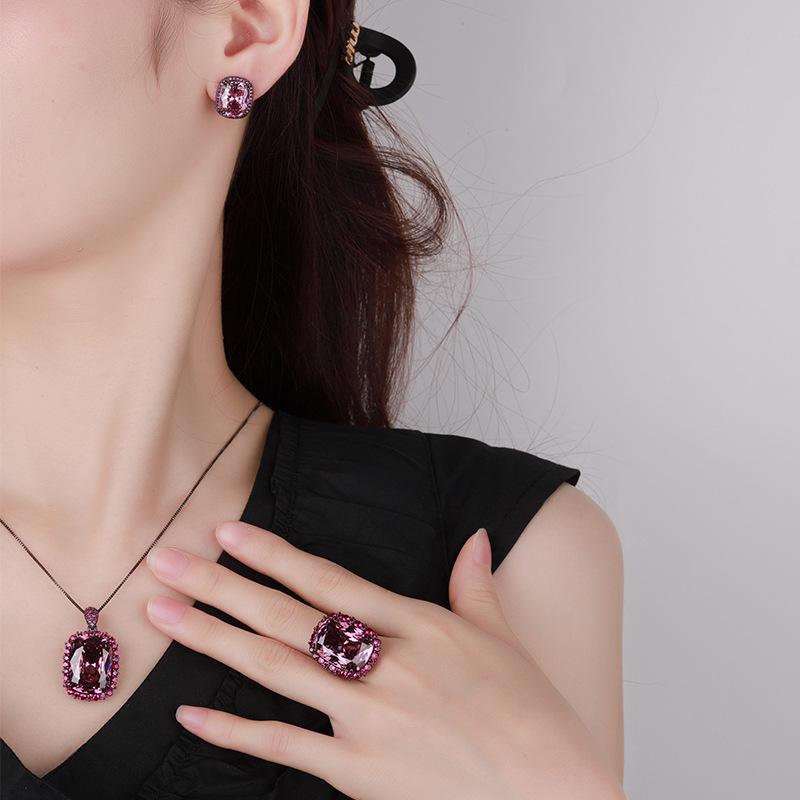 Jewelry Copper Bottom Gold-Plated Simulation Bird'S Nest Cut Dry Rose Black Gold Female 15 * 20