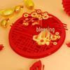3D Fu Character Couplet Pendant Decorations for New Year & Spring Festival TV Background Wall