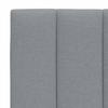 Bed Frame without Mattress  Hanko  Light Grey 140 x 200 cm Fabric