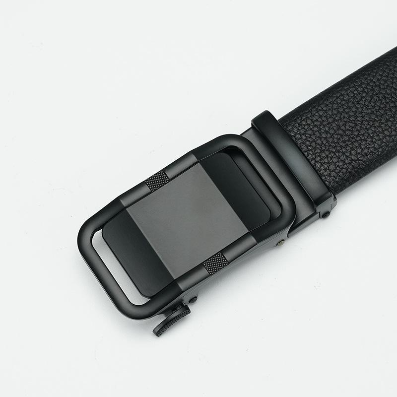 Men's Belt Automatic Buckle Belt Belt Young and Middle-aged Men's Belt