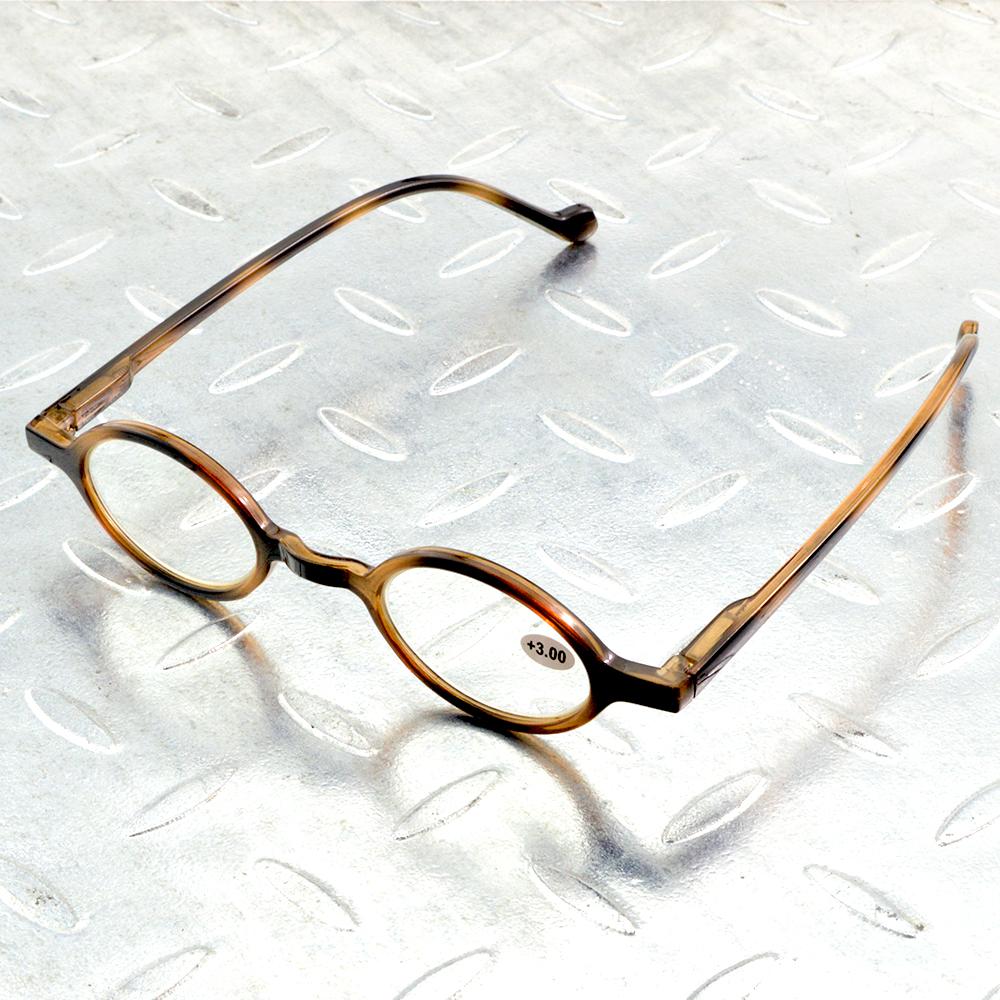 

Mini Leopard Print Handcrafted Round Retro Frame Spring Temple Fashion Women Reading Glasses +0.75 +1 +1.25 +1.5 To +4 +4 коричневий