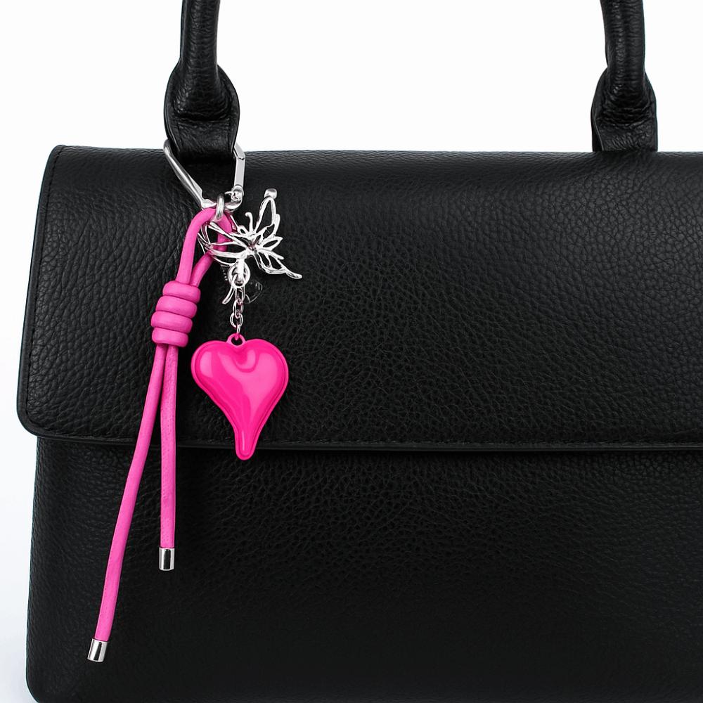 Hand-Woven Heart Shaped Bag Pendant Anti-Lost Braided Rope Key Chain  Birthday Parties