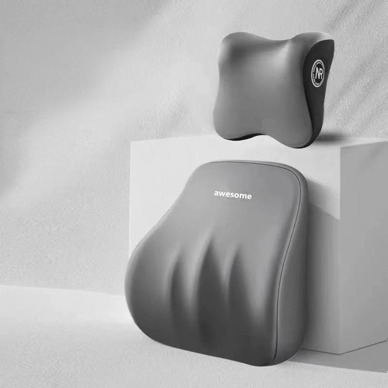 Auto Memory Foam Nackenkissen Schutz Lendenwirbelstützkissen Lendenwirbelstützkissen Auto Kopfstützkissen Sitzstützen